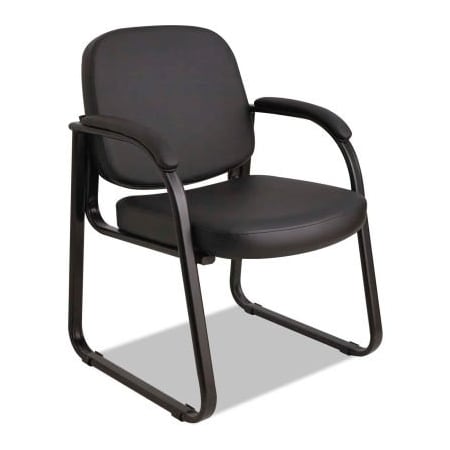 Alera Alera Reception Guest Chair - Vinyl - Black RL43C16